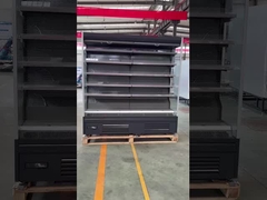 オープンフロントディスプレイ冷蔵庫 双面エアカーテン設計により強化