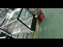 換気冷却システム付き フロントストレートガラステーブルテーブルケーキショーケース