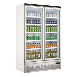 飲料の二重ガラス ドアは5PCS棚が付いている冷却装置を展示する